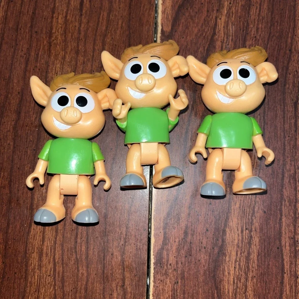 Just play HobbyKids Adventures Pig frog dog‎ toy figure set Lot Of 7